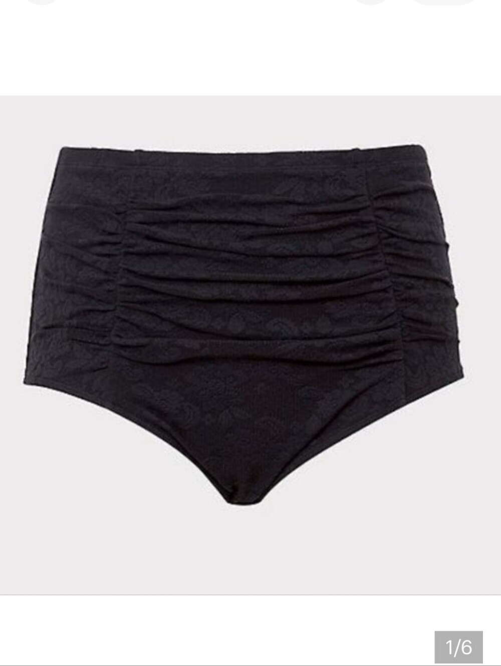 🆕️👙 3X LACE RUCHED HIGH WAISTED SWIM BOTTOMS - 3X👙